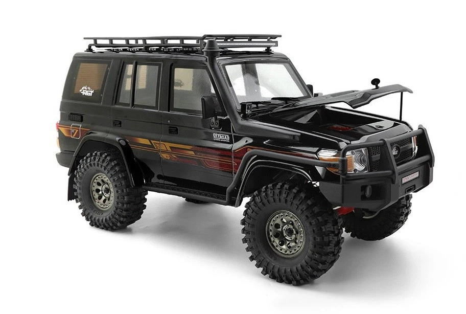 RC 1/10 TOYOTA LAND CRUISER LC76 2-Gang mit LED -SCHWARZ -RTR- - Bild 4 von 4
