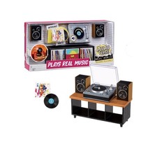 MGA's Miniverse Real Music Record Player Mini Collectibles Mini Playable Record