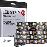 Led Streifen 5M 60 Leds M 300Leds Rgb Schwarz 5050