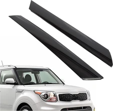 Windshield A-Pillar Trim Compatible with 2010-2013 Kia Soul Exterior Molding Set