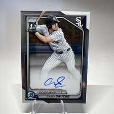 2024 Bowman Draft - Chrome Prospect Autographs Casey Saucke II #CPA-CSA (AU, RC)