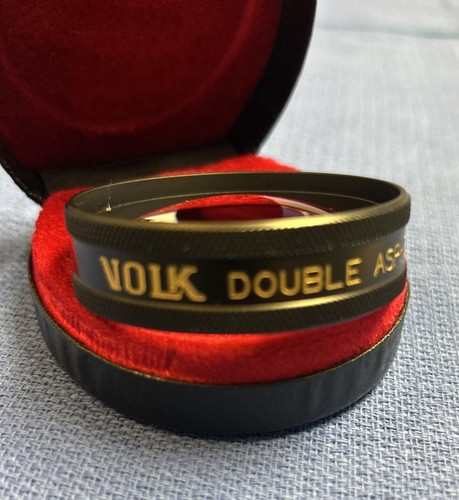 Volk 20 D Ophthalmic Double Aspheric Diagnostic Lens with Case, Made in USA - Picture 3 of 5