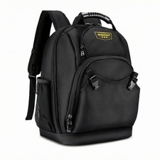 Large Tool Backpack Mesh Side Pockets Padded Tool Backpack