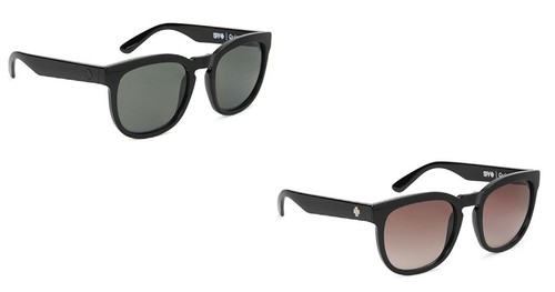 Authentische Spy + Quinn Sonnenbrille schwarz mit graugrünen oder merlotfarbenen Gläsern - Bild 1 von 12