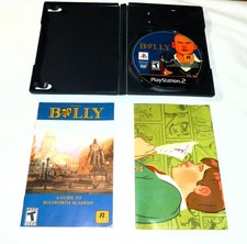 Bully (Sony PlayStation 2, 2006) PS2 Video Game, Map, Manual & Case