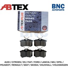Abtex Rear Brake Pads fits PEUGEOT 208 2012-2022