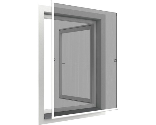 Insektenschutz Rahmenfenster Aluminium Ohne Bohren Weiss 100X120 Cm-image
