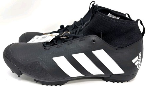 NEW Adidas The Gravel Cycling Shoes Core Black/White GW5330 Men's Size 12
