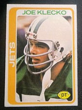 Joe Klecko (RC) - 1978 Topps #287 New York Jets HOF Rookie Excellent / Near Mint