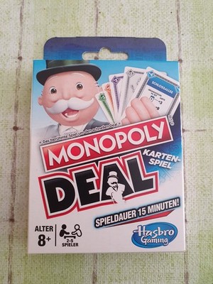 Monopoly Deal Kartenspiel Hasbro Gaming 2-5 Spieler 2017 Neu