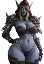 Sylvanas Windrunner portrait Vinyl Car Decal Sticker 7" Weatherproof