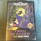 Castle of Illusion Starring Mickey Mouse - Sega Genesis -Game & Case / No Manual