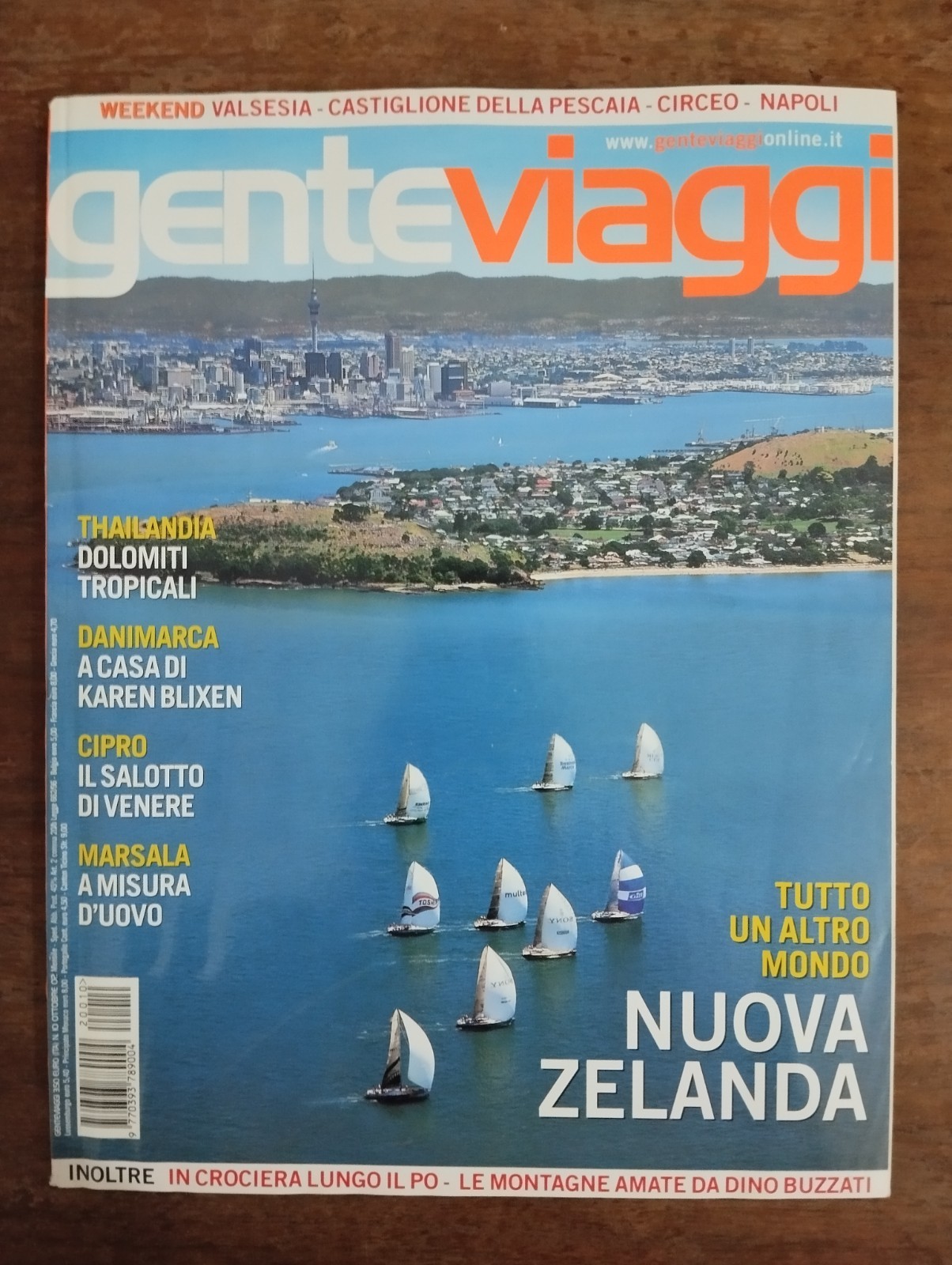 2002 10 GENTE VIAGGI OTTOBRE 2002 N.10 NUOVA ZELANDA THAILANDIA DANIMARCA CIPRO