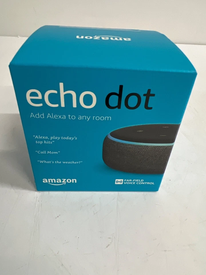 ECHO DOT 3. Generation Smart Lautsprecher (versiegelt neu im Karton)