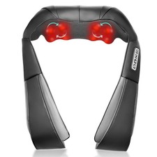 Shiatsu Back and Neck Massager with Heat, Deep Tissue Kneading Back Massager ...