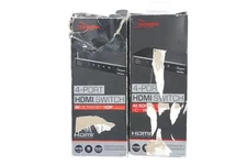 Lot of 2 Rocketfish 4-Port HDMI Switch RF-G1501 - Free shipping