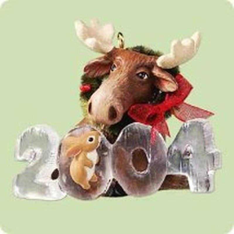 '2004-Cool Decade/Moose' 'Collector's Series' NEW Hallmark Ornament