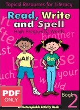 Read, Write and Spell: High Frequency Words Bk. 2 (Topical