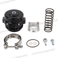Universal Aluminum 50mm Blow Off Valve Dump Valve Bov With V-band Flange Black