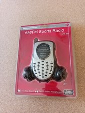 Durabrand AM/FM Sports Radio Model PR-355 Deluxe Headphones Included New Sealed