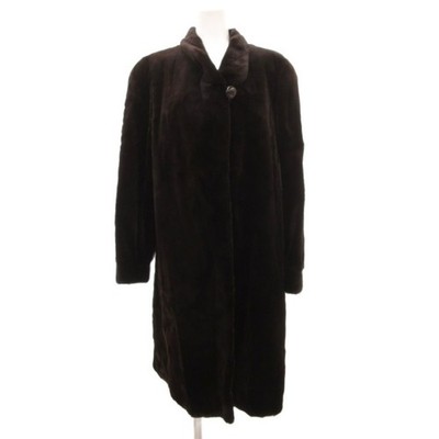 American Fur Award Ultra Awards Four Star Shared Mink Coat Long F Dark Used 9227