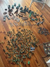 Vintage 1963 Marx Toys WW2 World War Two Battleground Complete Set