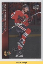 2015-16 Upper Deck Silver Foil Board Niklas Hjalmarsson #43 READ 6f8