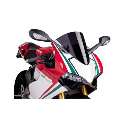 PUIG 5990F Couvercle De Course Fumé Sombre Pour Ducati 1199 Panigale R 2015-2017 - Photo 1/2