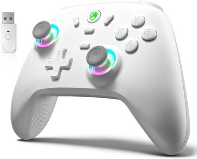 ECHTPower Wireless PC Gaming Controller - Hall Effect Joystick, 2.4G & kabelgebunden