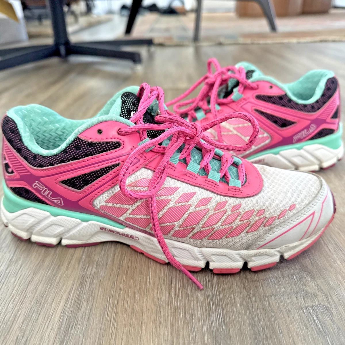 sneakers tenis fila en rosa