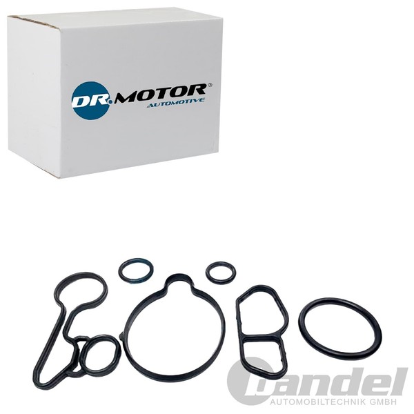 Dr.Motor Automotive Dichtungssatz ÖLkÜHler Passend FüR Opel Astra Corsa-image