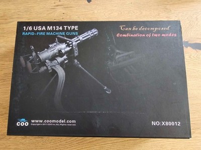 USA M134 TYPE 1/6 COOLMODEL X80012 RAPID FIRE MACHINE GUNS Hot Toys TERMINATOR