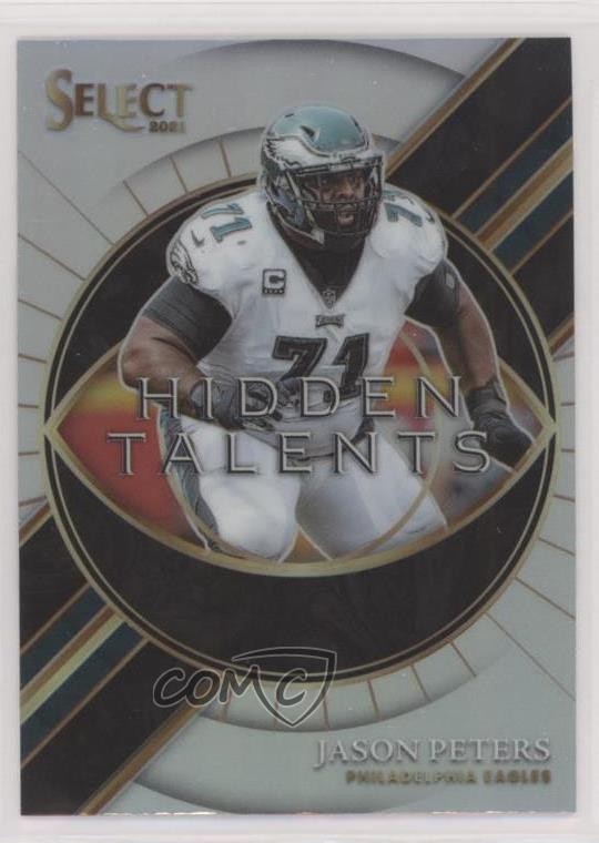 2021 Panini Select Hidden Talents Silver Prizm Jason Peters #HT-8 2l4