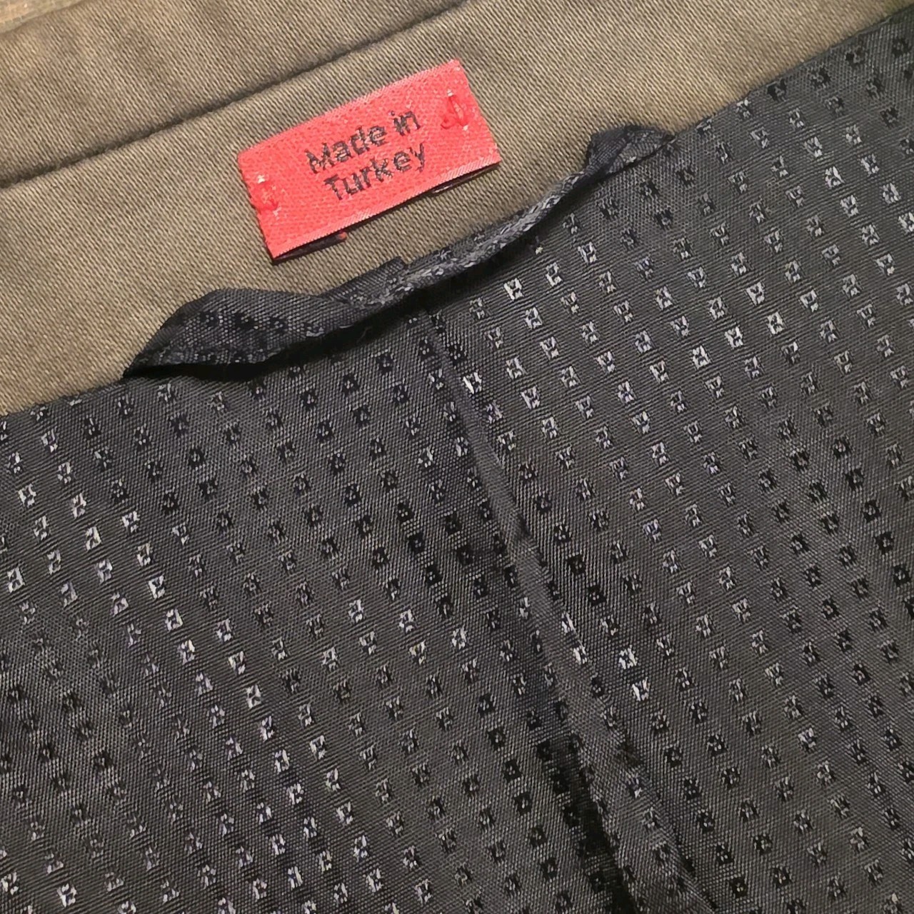 HUGO Hugo Boss Blazer Mens 42L Brown Goat Leather Trim Made in Turkey thumbnail 6