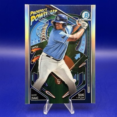 2024 Bowman Chrome Xavier Isaac Prospect Power-Up #PP-15 Tampa Bay Rays