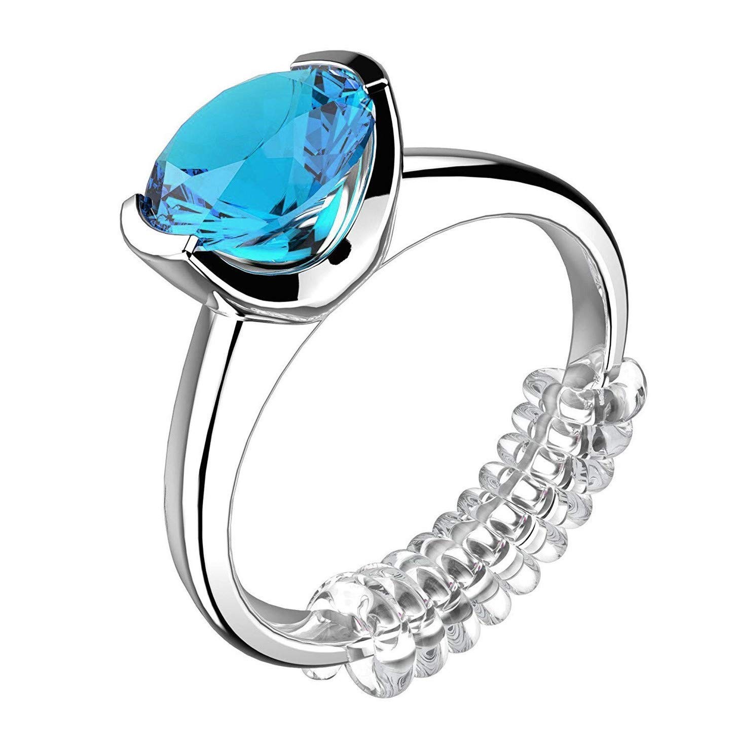 Ring Size Adjuster Guard Clip Invisible Tightener 10 cm, transparent