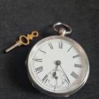 Antique Solid Silver Gents Waltham Mass Pocket Watch 1886 W/O Ref3934