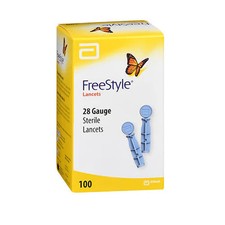 Sterile Lanzetten 28 Stärke 100 Stück von Freestyle