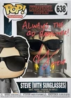 🔥Funko Pop! Stranger Things: Steve W/Sunglasses #648 Signed Joe Keery W/COA!🔥