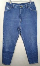 Vintage Wrangler for Women Jeans Sz 16x32 meas 33x31 High Rise Blue MSR01SD