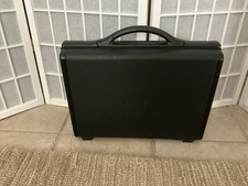 Maletín rígido Samsonite Quantum Focus de colección negro hecho en EE. UU. 1993