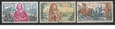 Timbre Obl YT 1655 1656 1657  Histoire france Richelieu Louis XIV Fontenoy  1970