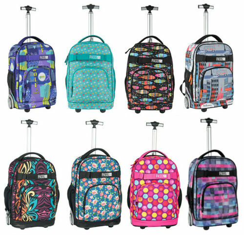 Satchel Trolley de Escuela Mochila Escolar Maleta con Ruedas Macuto Bolso |  eBay