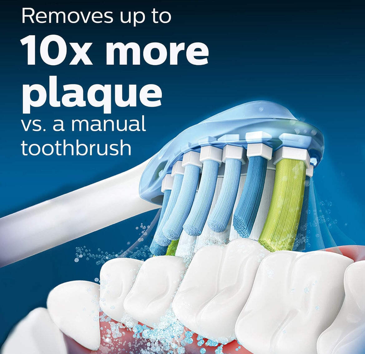 Philips Sonicare Genuine C3 Premium Plaque Control Toothbrush Heads, 4 Brush Hea