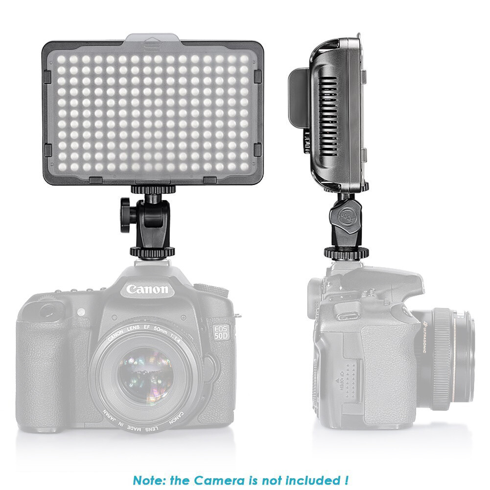 Neewer Dimmable 176 LED Video Light with 2pcs Battery and Battery