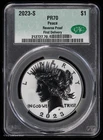 2023 S $1 Reverse Proof Silver Peace Dollar CAC PR 70| First Delivery