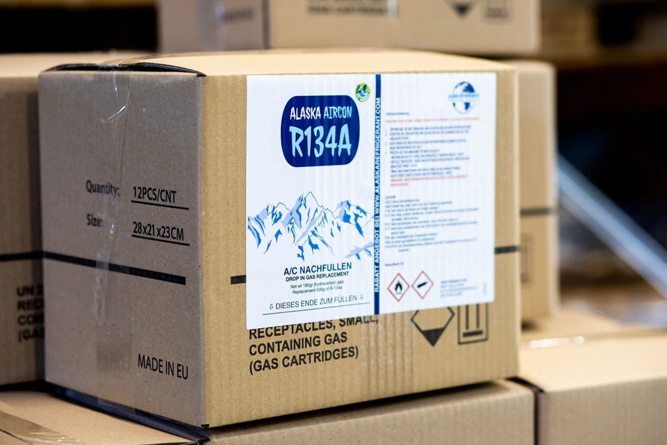 ALASKA@ R134a Gas Frasco Repuesto Refrigerante Llenado Aire Acondicionado - Imagen 3 de 4