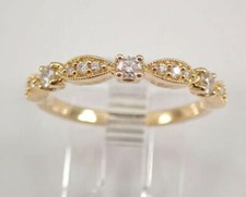1Ct Round Lab Created Diamond Women's Wedding Band Ring 14k Yellow Gold Plated