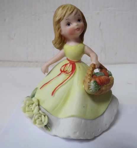 1981 Girl Vegetables Figurine George Good Porcelain Figure