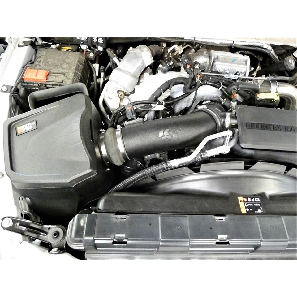 Entrada de aire frío K&N 63-3119 para Silverado Sierra 2500 3500 HD 20-25 6,6 L diésel Foto 4 de 4